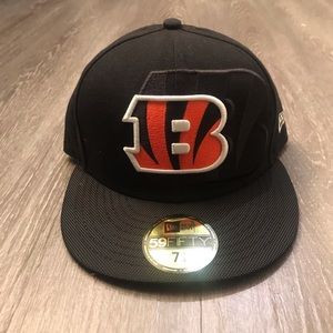 Cincinnati Bengals New‎ Era 59FIFTY NFL On-Field Sideline Fitted Hat Size 7 1/4​